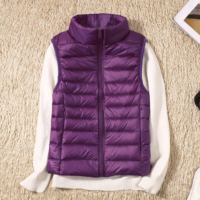 Galora™ Waterproof Vest with White Duck Down