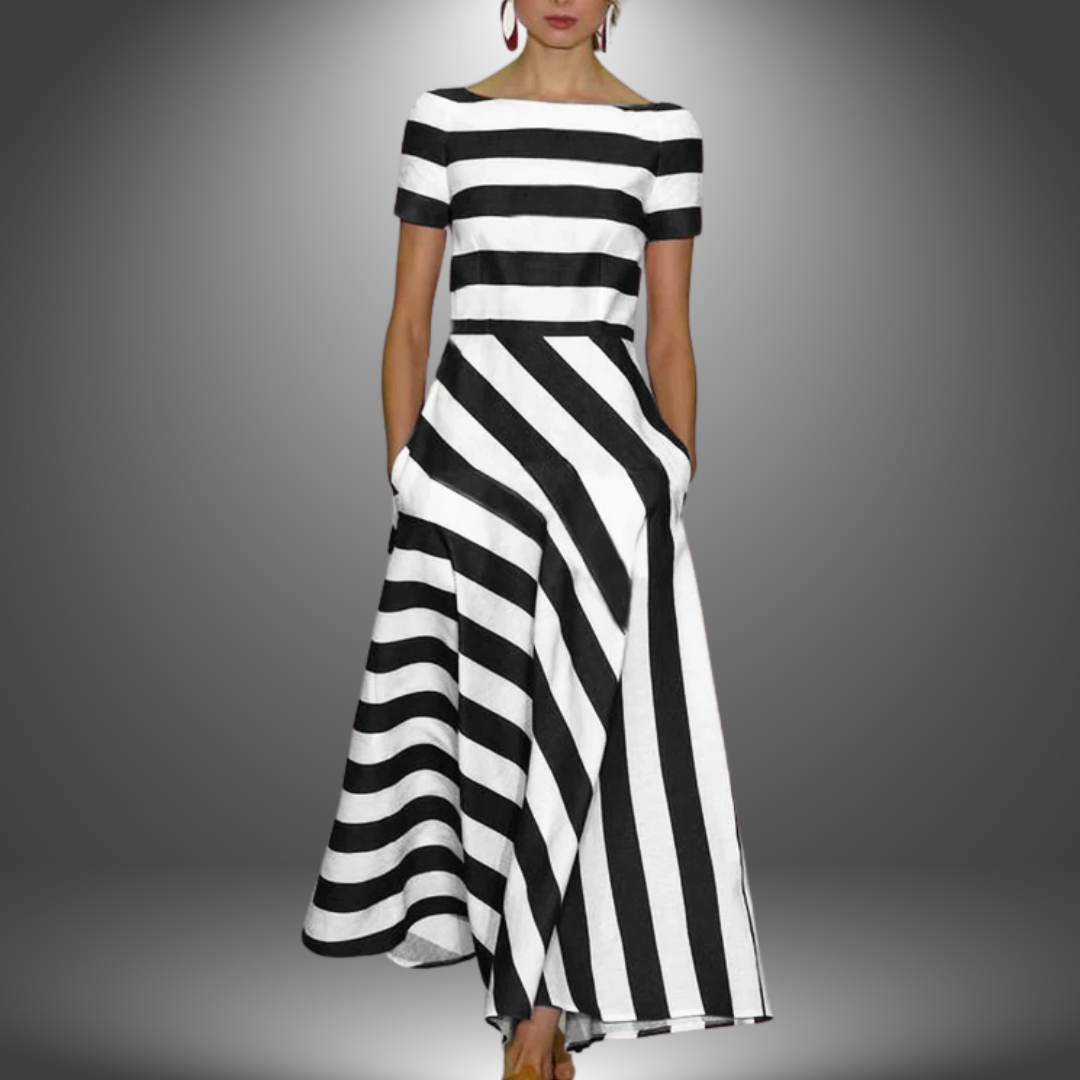Maria™ Light & Flowy Striped Dress
