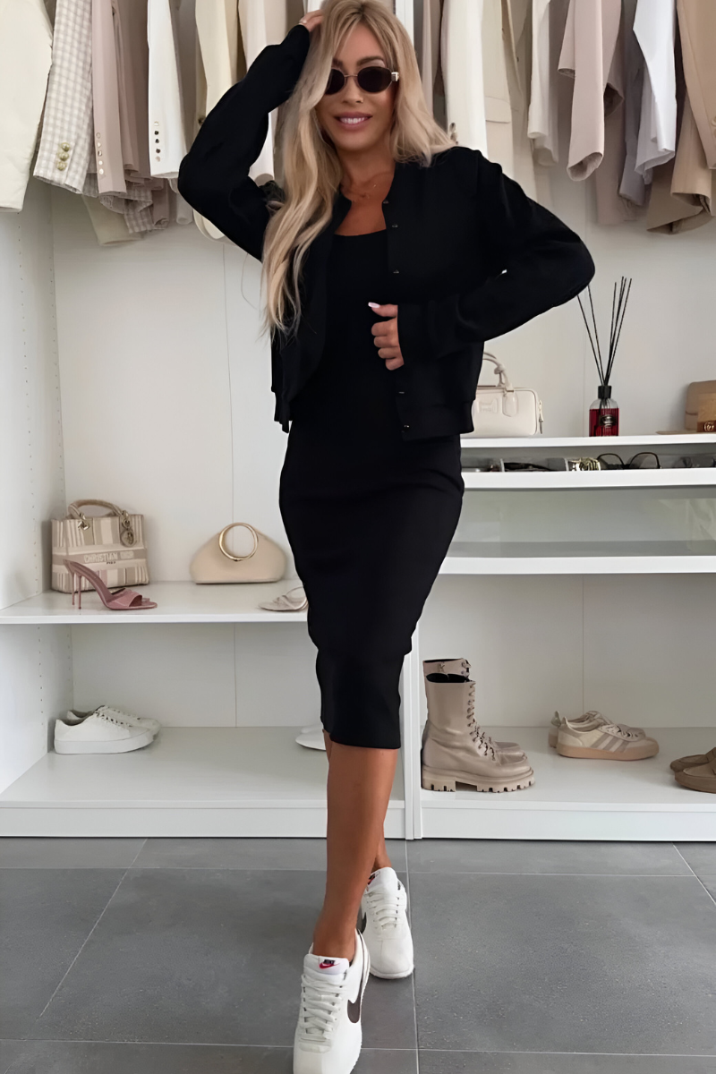 Celeste™ Elegant 2-Piece Midi Dress