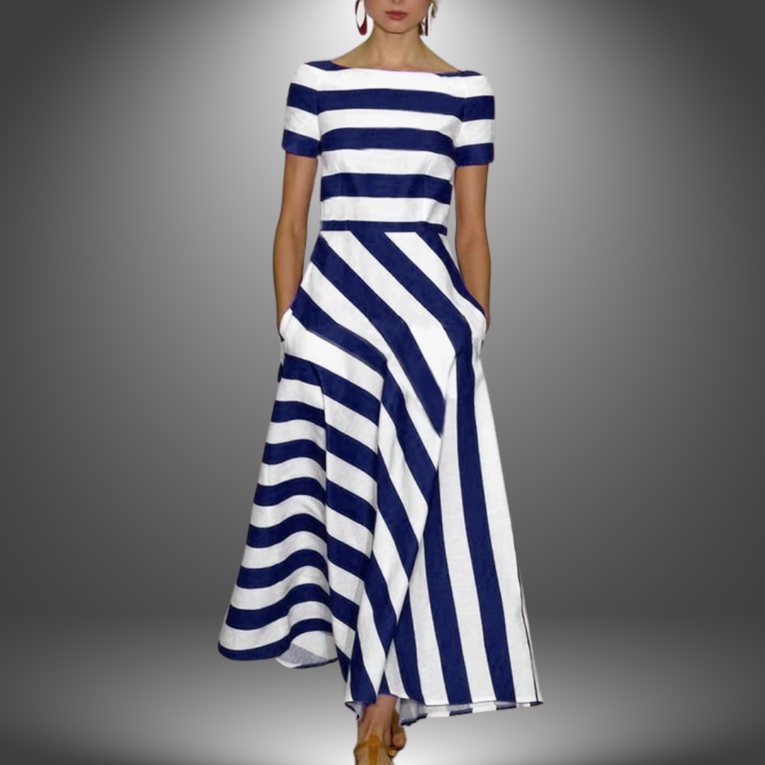 Maria™ Light & Flowy Striped Dress