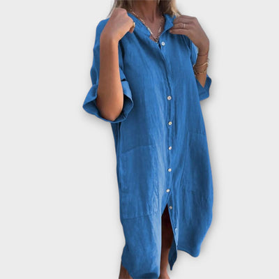 Mira – Button-Down Tunic Dress