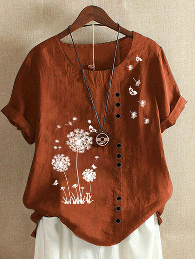 Hermione™ – Dandelion Print Blouse