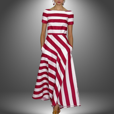 Maria™ Light & Flowy Striped Dress