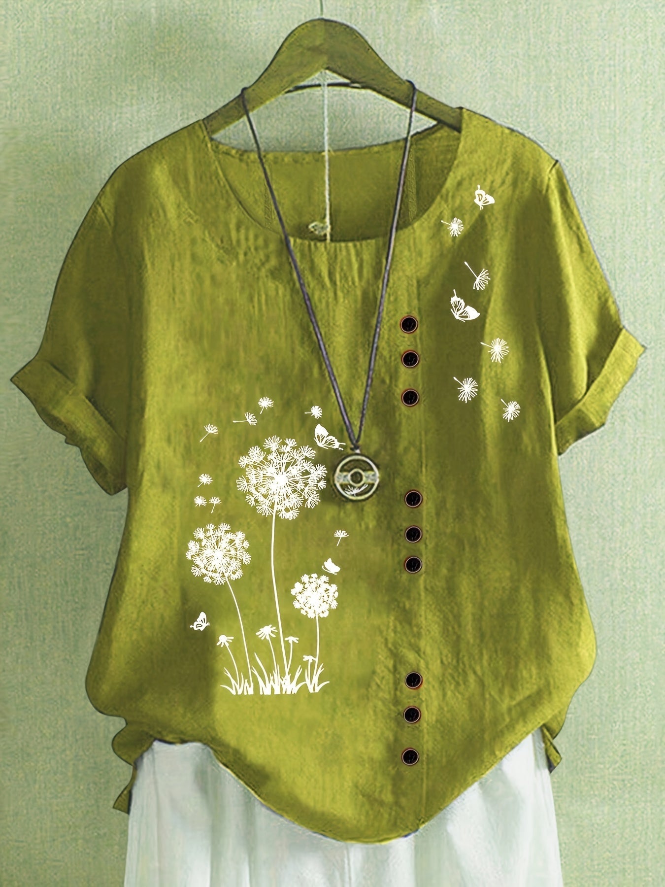 Hermione™ – Dandelion Print Blouse