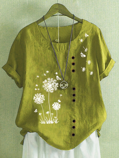 Hermione™ – Dandelion Print Blouse