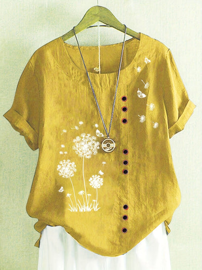Hermione™ – Dandelion Print Blouse
