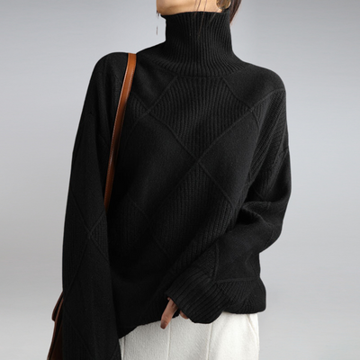 Chloe | Luxe Textured Winter Pullover