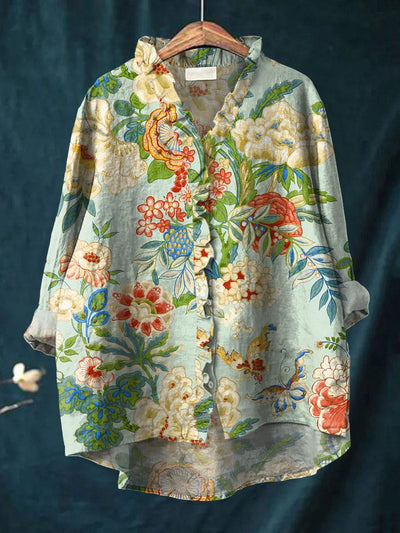 Melinda™ Linen Blouse
