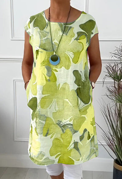 Elsa™  Stylish Floral Pocket Dress