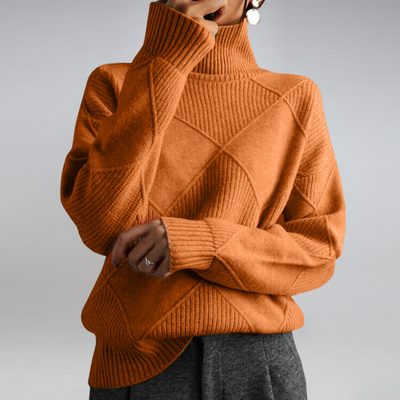 Chloe | Luxe Textured Winter Pullover