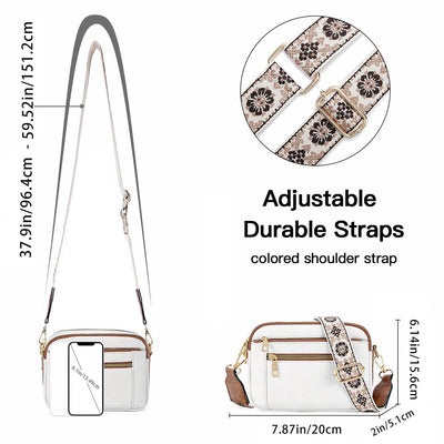Camille™ Refined Leather Shoulder Bag