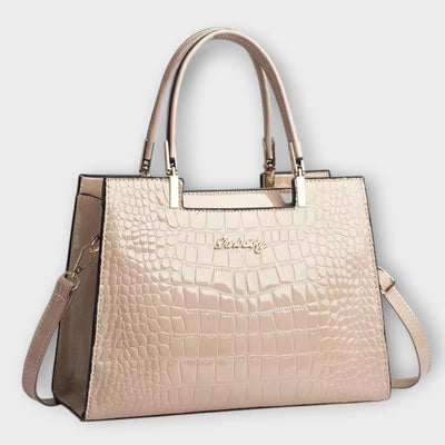 Brooke™ Glossy Croc Handbag