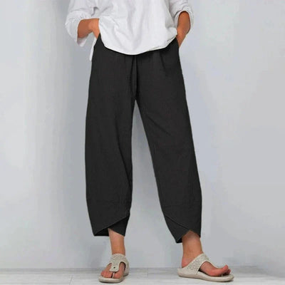 Natasha™ Chic Cotton And Linen Trousers