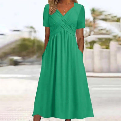 Celina™ Elegant Summer Midi Dress