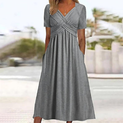 Celina™ Elegant Summer Midi Dress