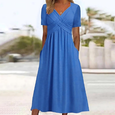 Celina™ Elegant Summer Midi Dress