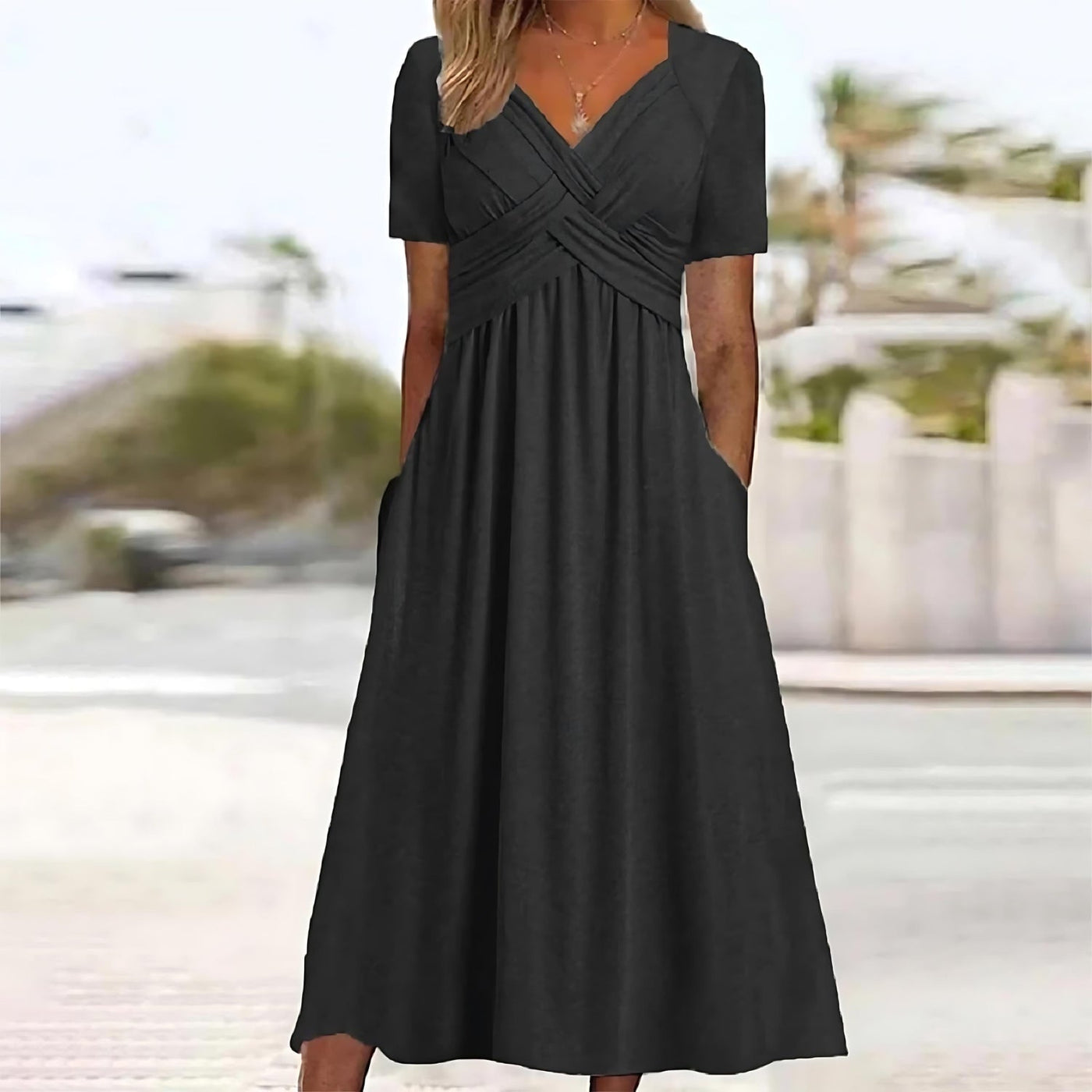 Celina™ Elegant Summer Midi Dress