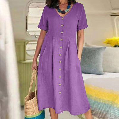 Harper™ - Everyday Pocket Button Dress
