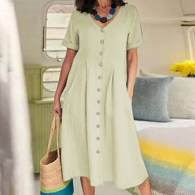 Harper™ - Everyday Pocket Button Dress