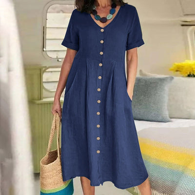 Harper™ - Everyday Pocket Button Dress