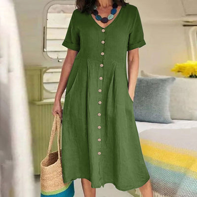 Harper™ - Everyday Pocket Button Dress