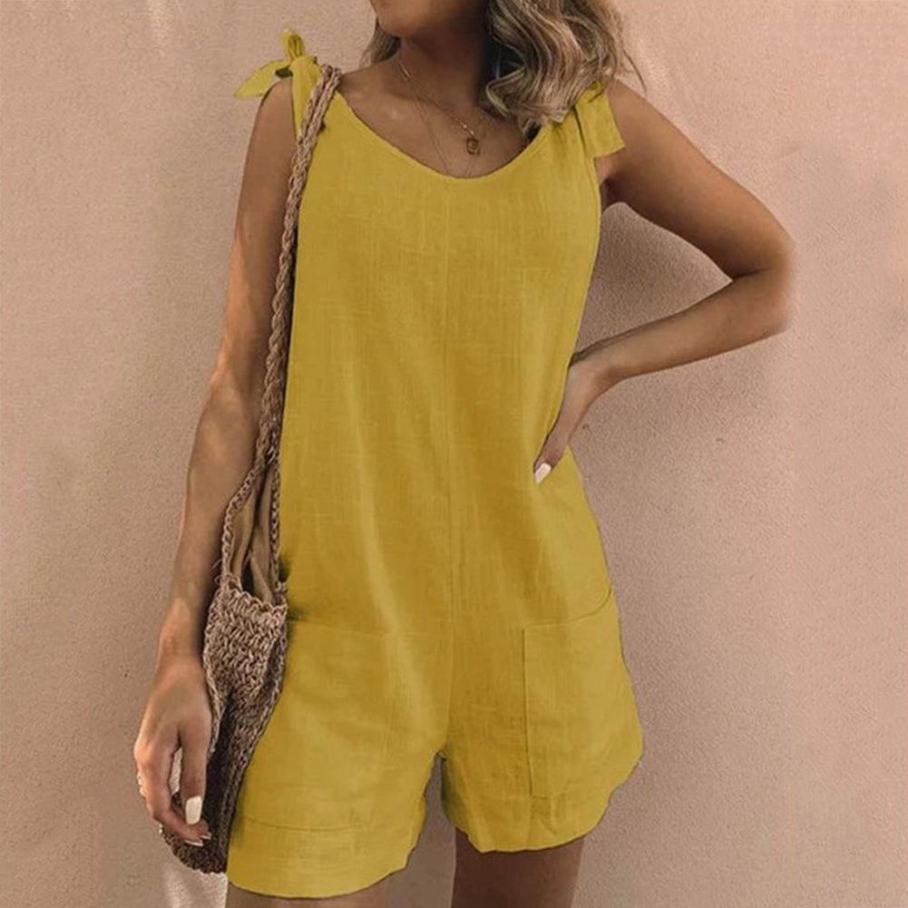 Una™ – Bow Strap Pocket Playsuit