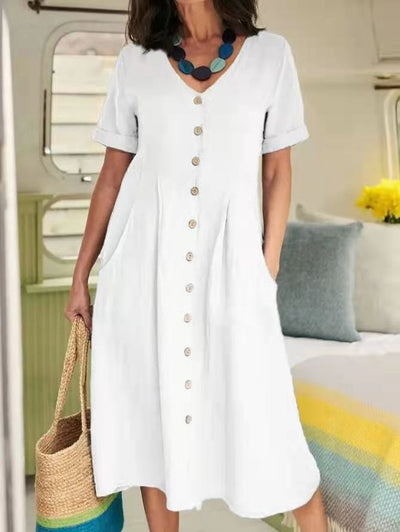Harper™ - Everyday Pocket Button Dress