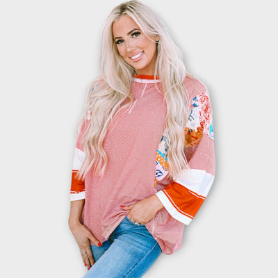 Nella™ Floral Patchwork Blouse
