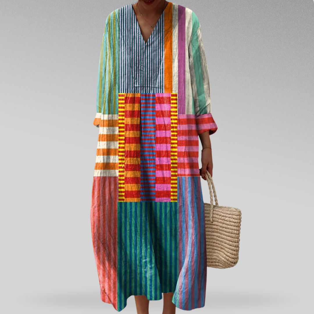Celeste™ Dress Artful Geometry in Motion