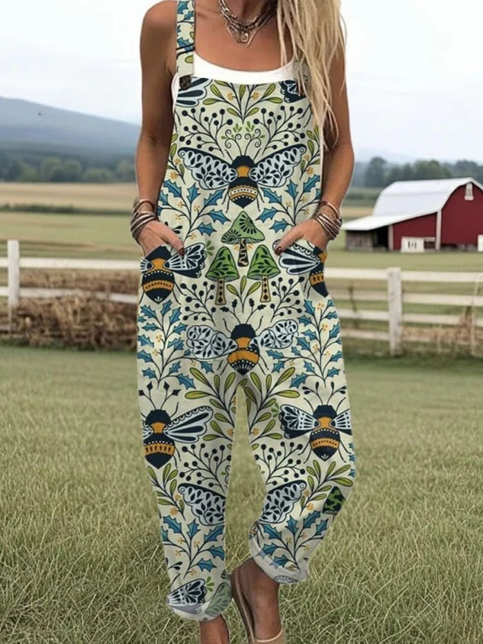 Karo™ Jumpsuit – Vintage Ease