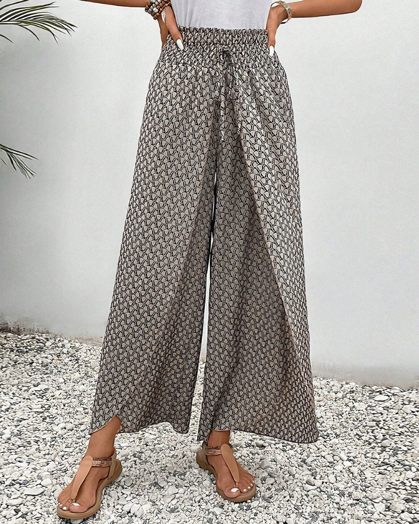 Sahara™ Drift Printed Palazzo Trousers