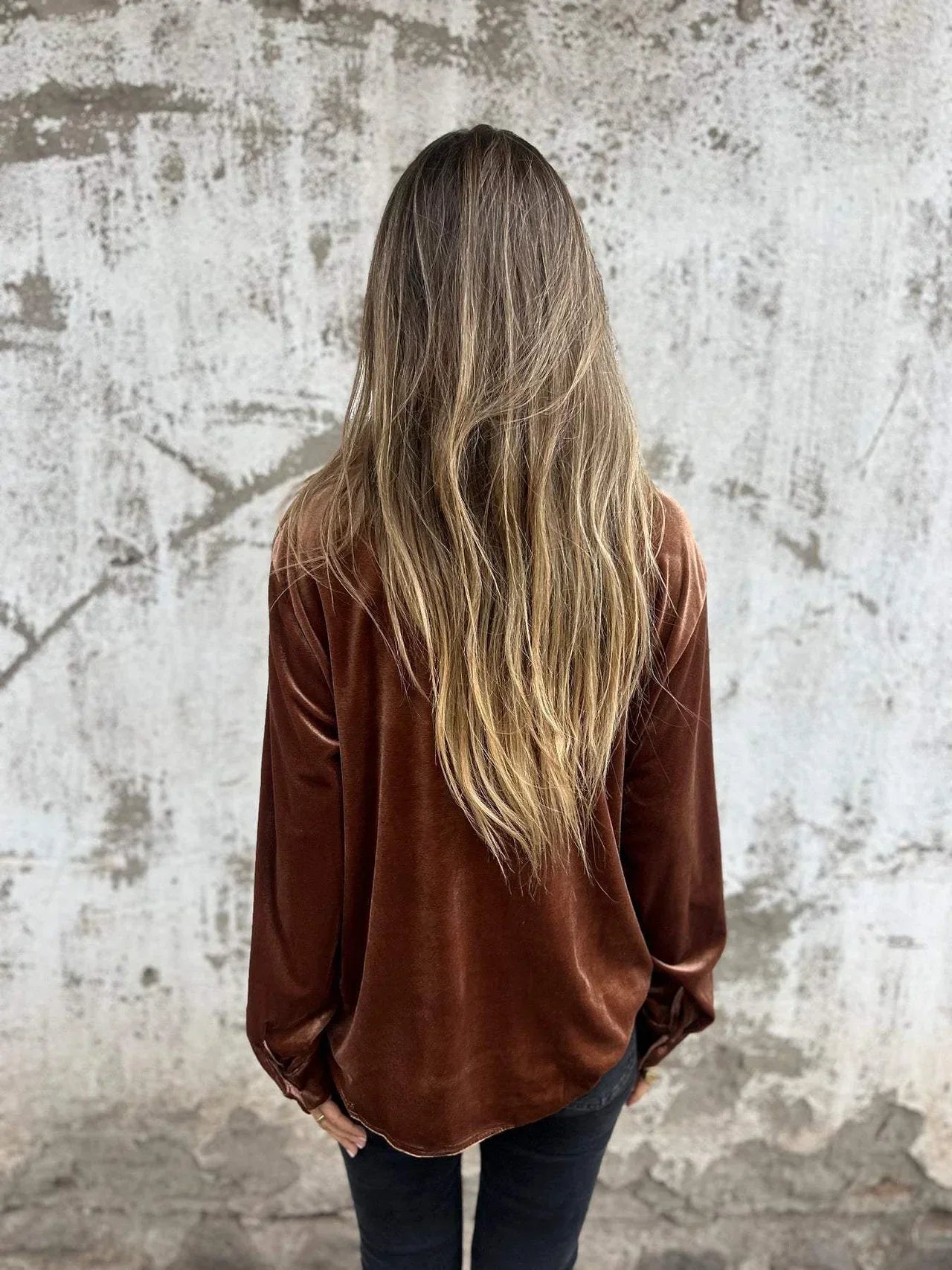 Catherine™ - Elegant Velvet Blouse