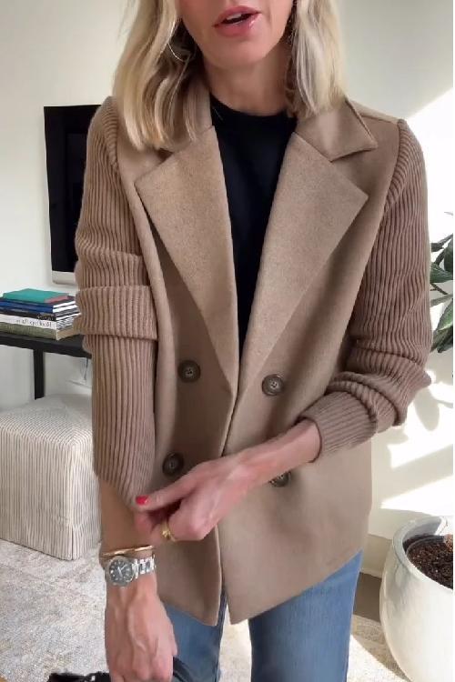 Amora - Elegant Knit Perfect Blazer