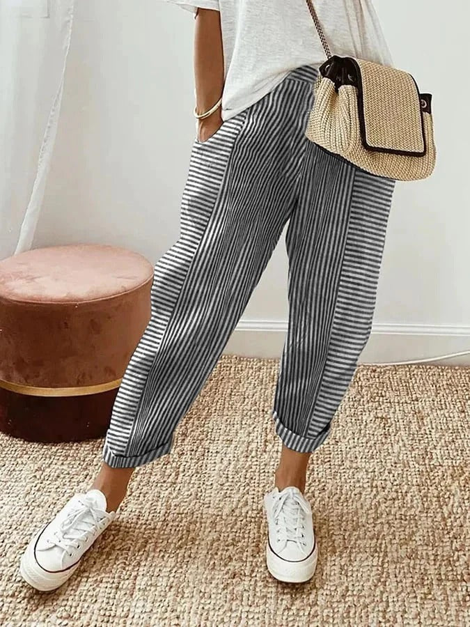 Rory™ – Striped Relaxed Trouser