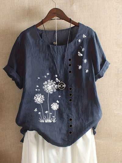 Hermione™ – Dandelion Print Blouse