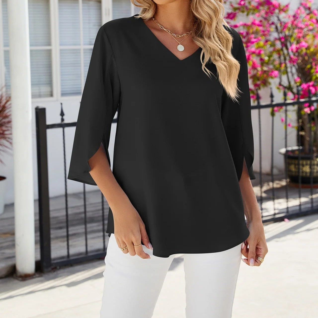 Lara™ casual blouse