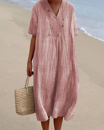 Thalassa - Relaxed V-Neck Dress
