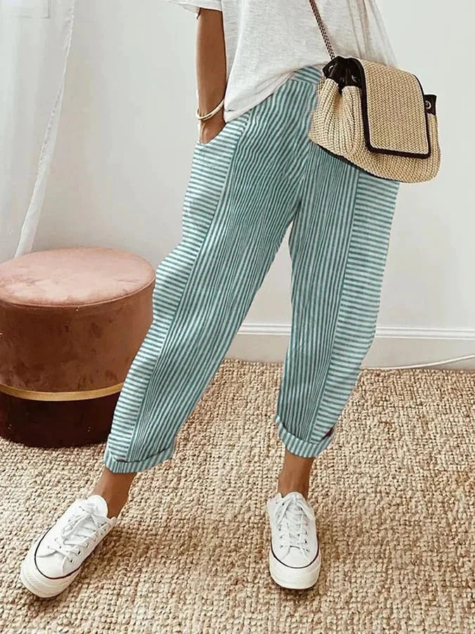 Rory™ – Striped Relaxed Trouser
