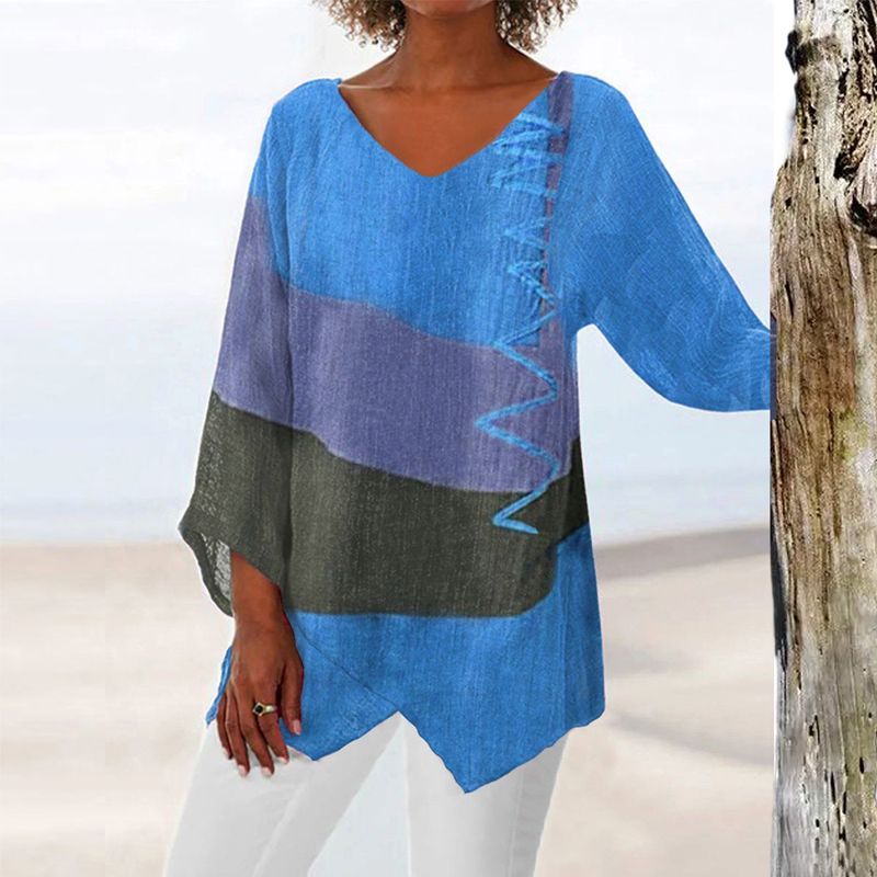 Hélène™ – Artistic V-Neck Tunic
