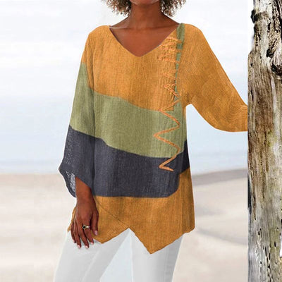 Hélène™ – Artistic V-Neck Tunic