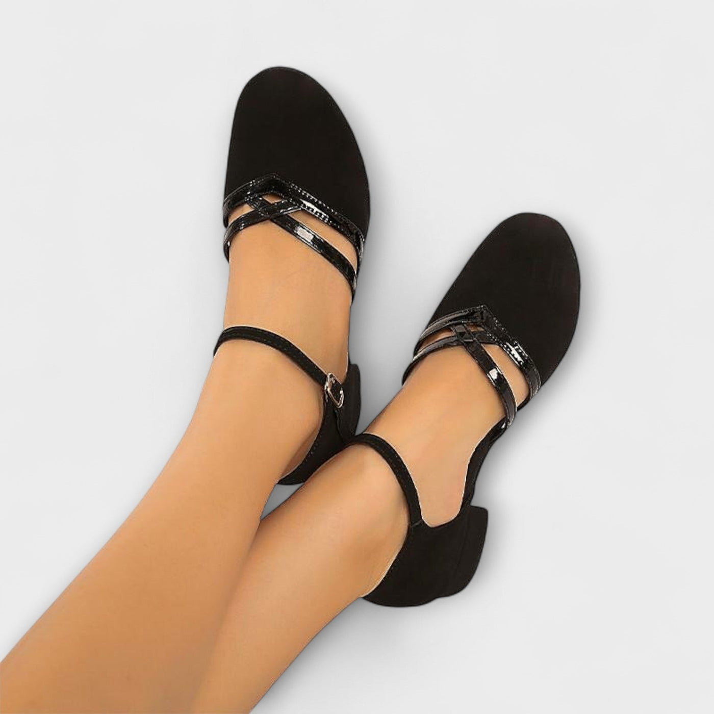 Nora – Elegant Strappy Pumps with Block Heel