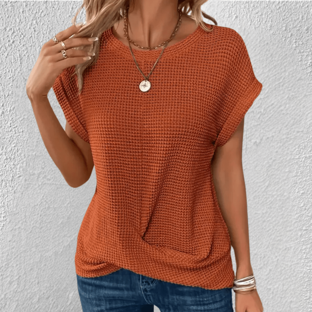 Luna™ Waffle-Knit Top
