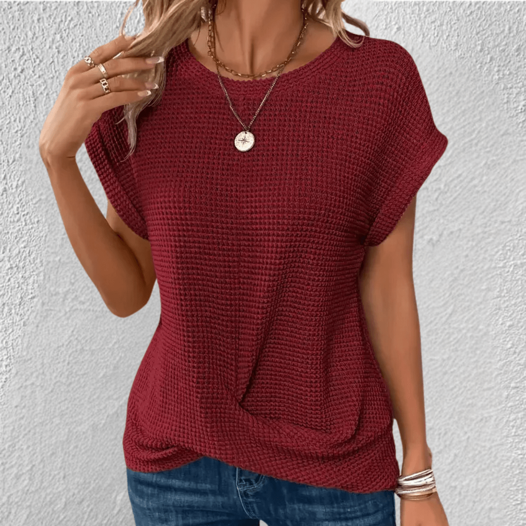 Luna™ Waffle-Knit Top