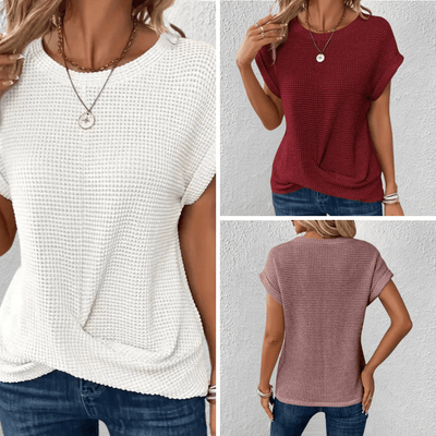 Luna™ Waffle-Knit Top