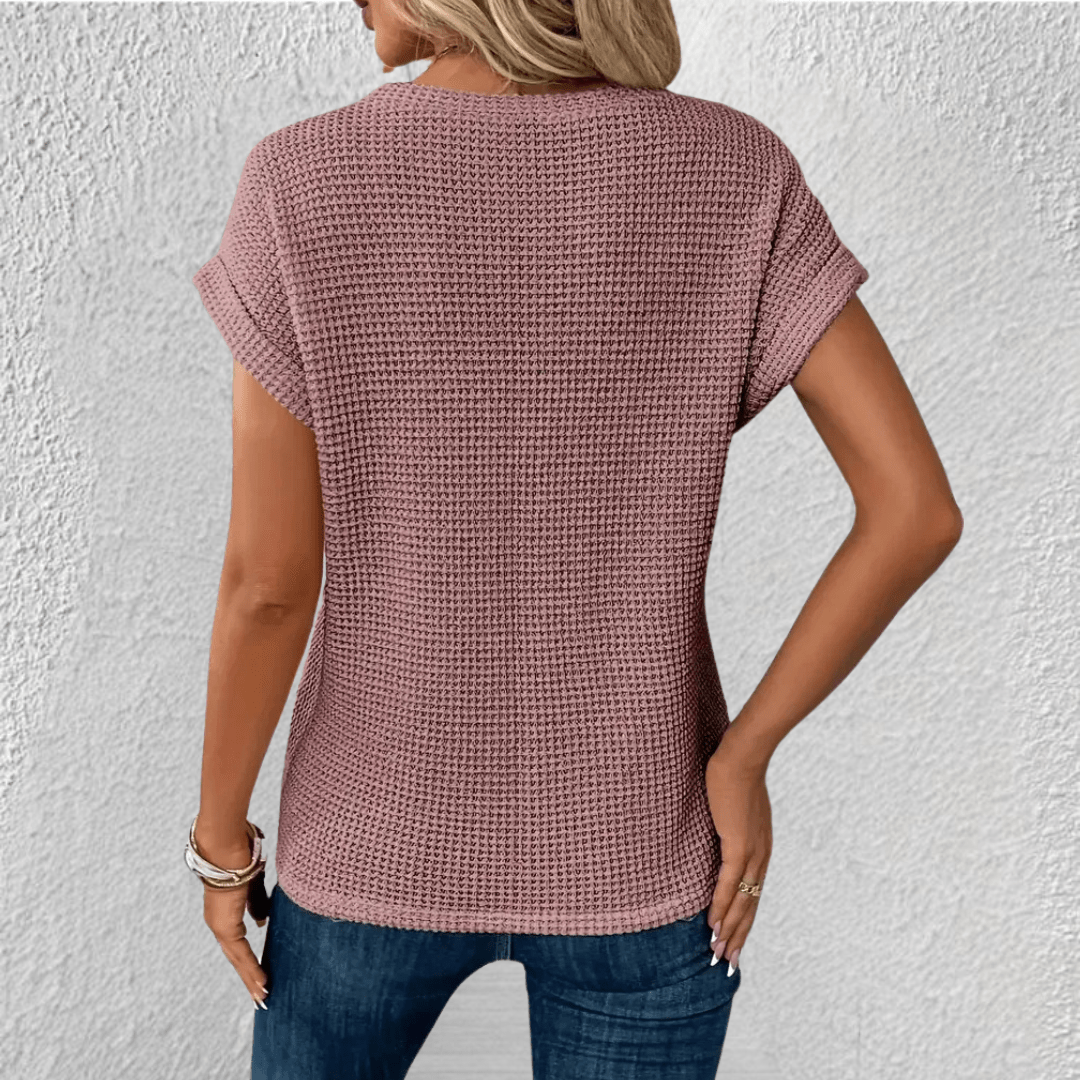 Luna™ Waffle-Knit Top