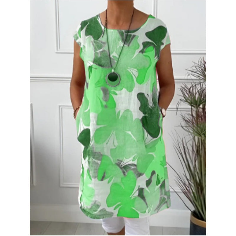 Elsa™  Stylish Floral Pocket Dress
