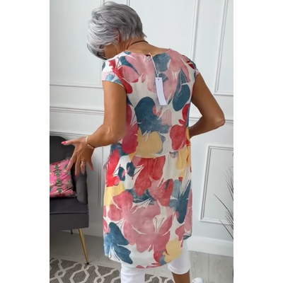 Elsa™  Stylish Floral Pocket Dress